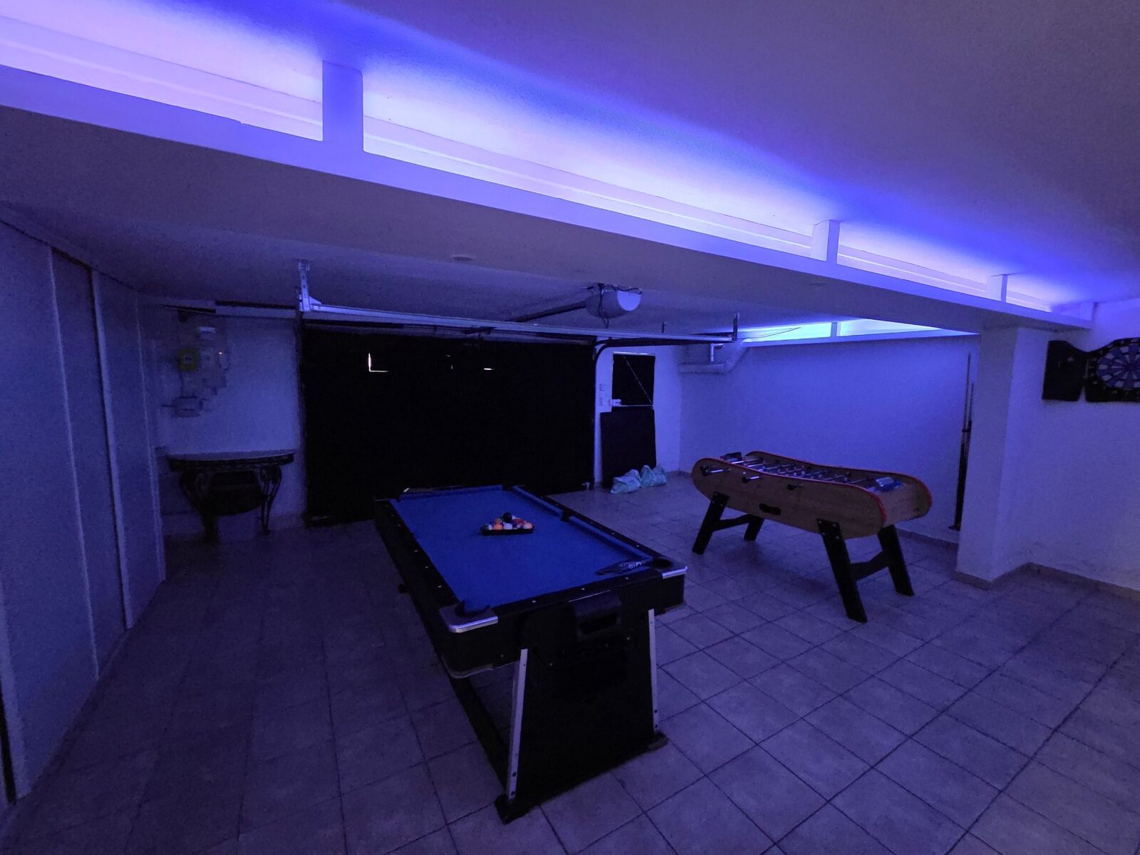 Salle de jeux en ambiance soirée
